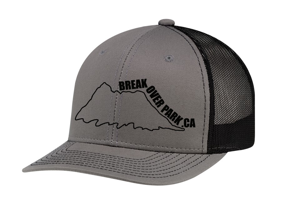 breakover park hat grey and black